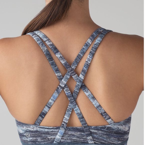 lululemon athletica Other - Lululemon Aerial Drift Multi Black Energy Bra